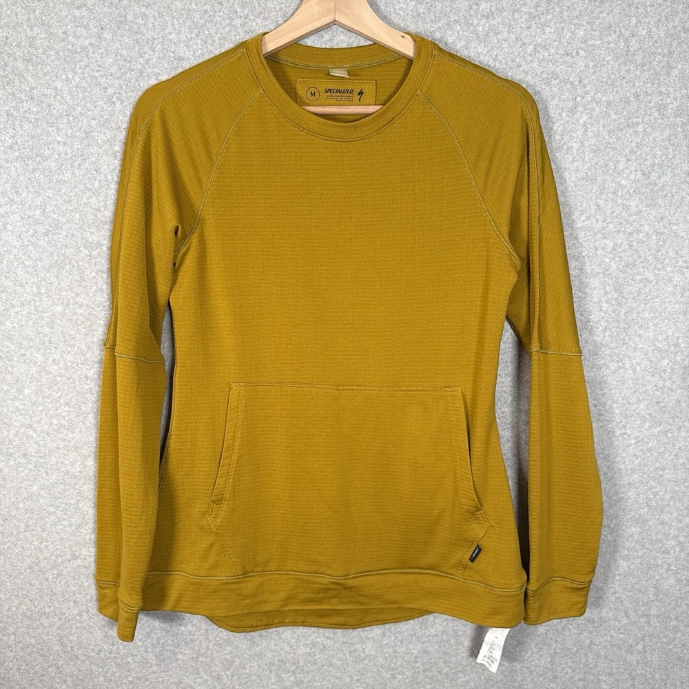Specialized Women's Trail Thermal Power Grid Long Sleeve Jersey Yellow Ochre M